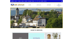 Desktop Screenshot of mb-group.ch